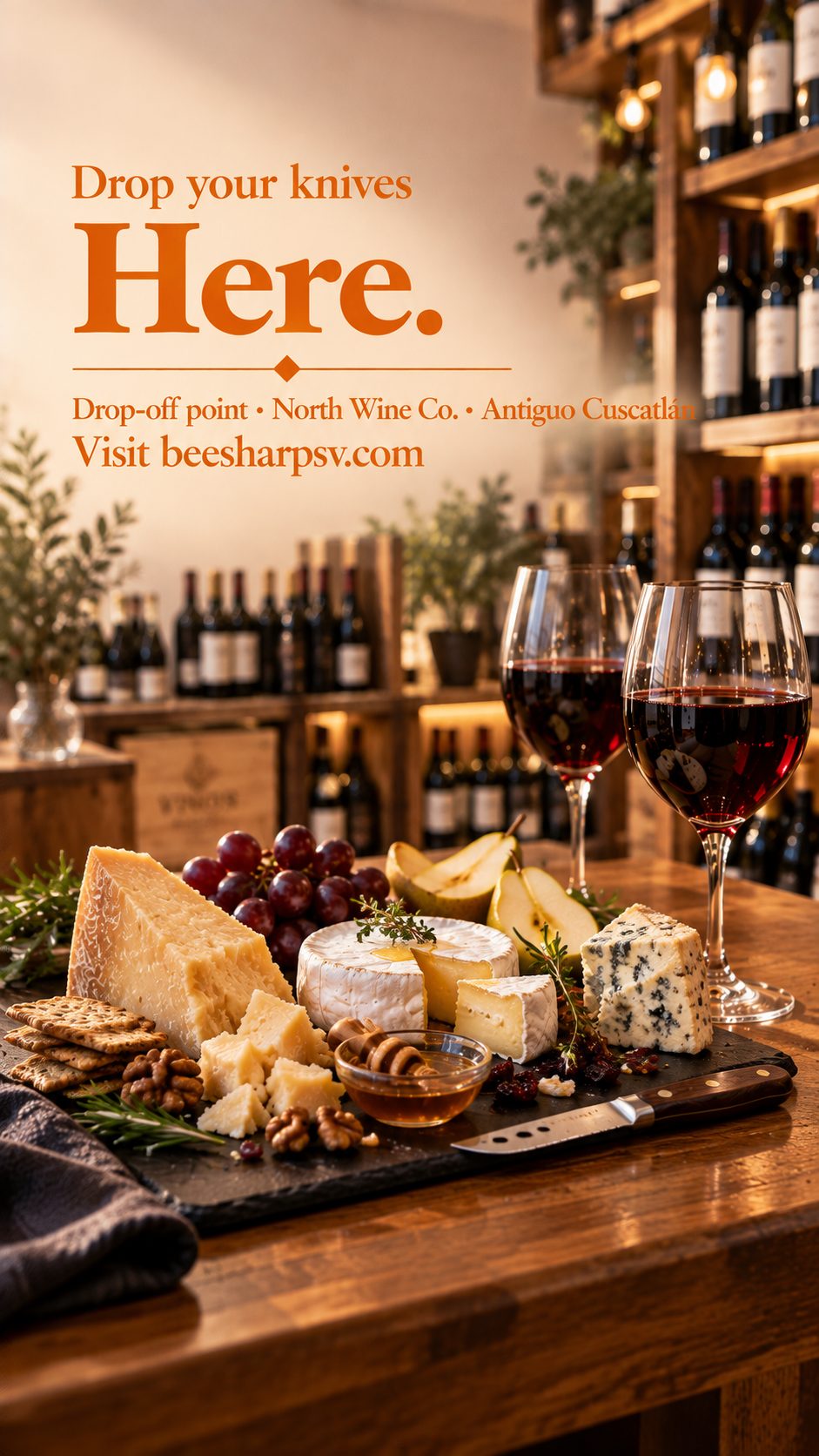 Drop your knives here: North Wine Co., Antiguo Cuscatlán